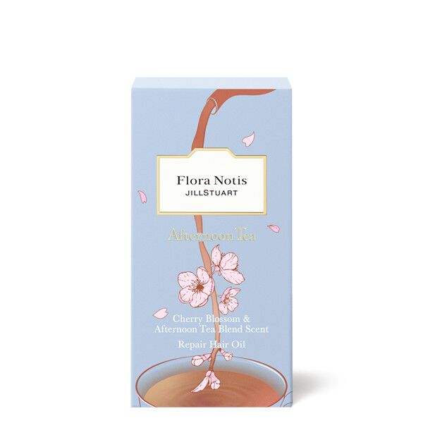 Flora Notis JILL STUART「【限定】フローラノーティス チェリーブロッサム&アフタヌーンティーブレンド リペアヘアオイル 50mL」|ヘアスタイリング|