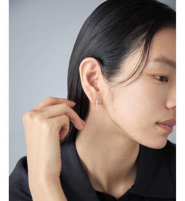 Jouete「ピアス バー コンビカラー」|ピアス|