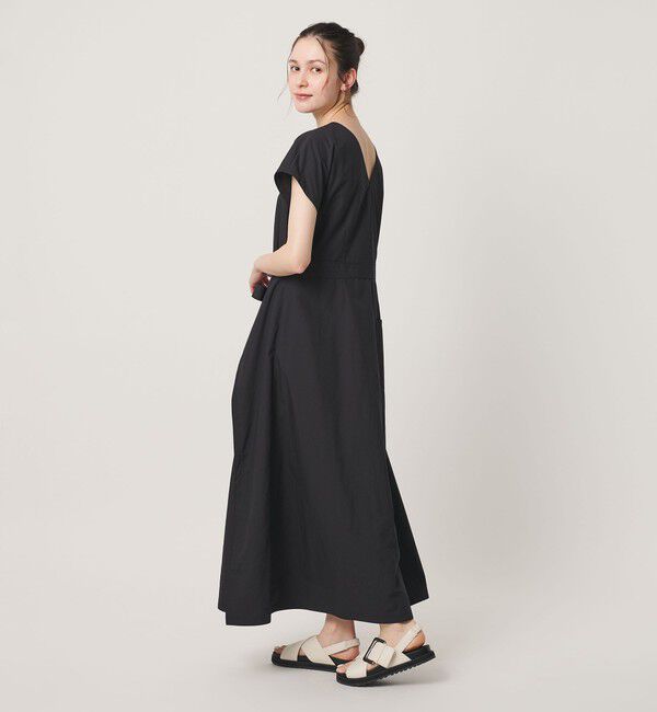 BEAUTY&YOUTH UNITED ARROWS「ラップリボン ワンピース 2WAY ウォッシャブル」|ワンピース|BLACK