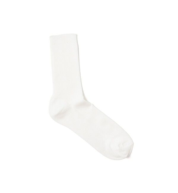 Ray BEAMS 「リブ ソックス」|ソックス|WHITE