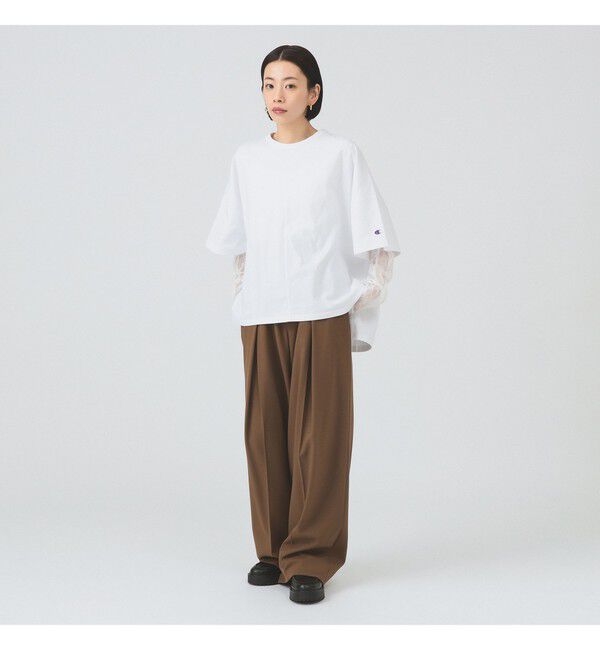 Ray BEAMS 「【別注】Champion / Short Sleeve T-Shirt」|Tシャツ・カットソー|
