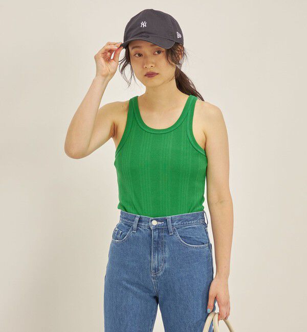 SHIPS for women「ランダム テレコ アメリカンスリーブ タンクトップ」|タンクトップ|