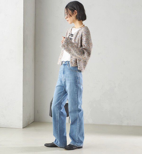SHIPS for women「〈洗濯機可能〉ストレート フィット デニム パンツ」|デニム|