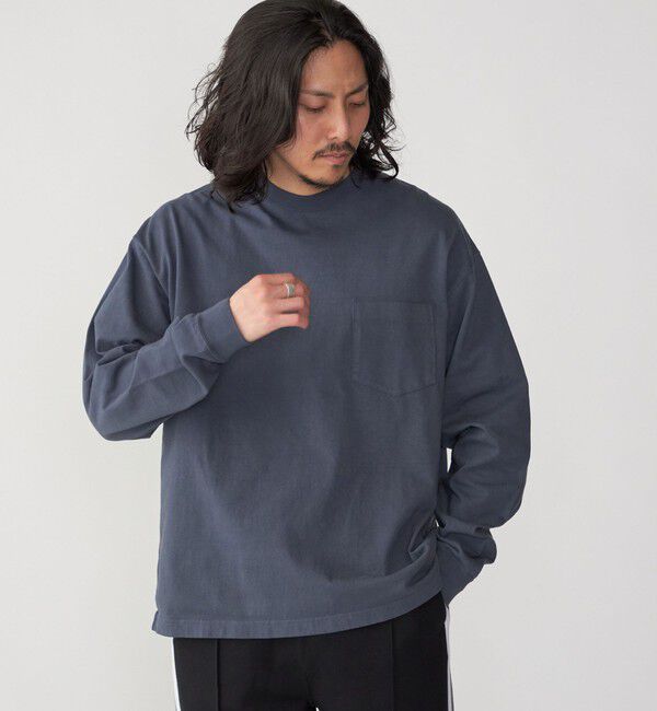 SHIPS「SHIPS: COTTON USA ポケット 長袖 Tシャツ ロンT」|Tシャツ・カットソー|