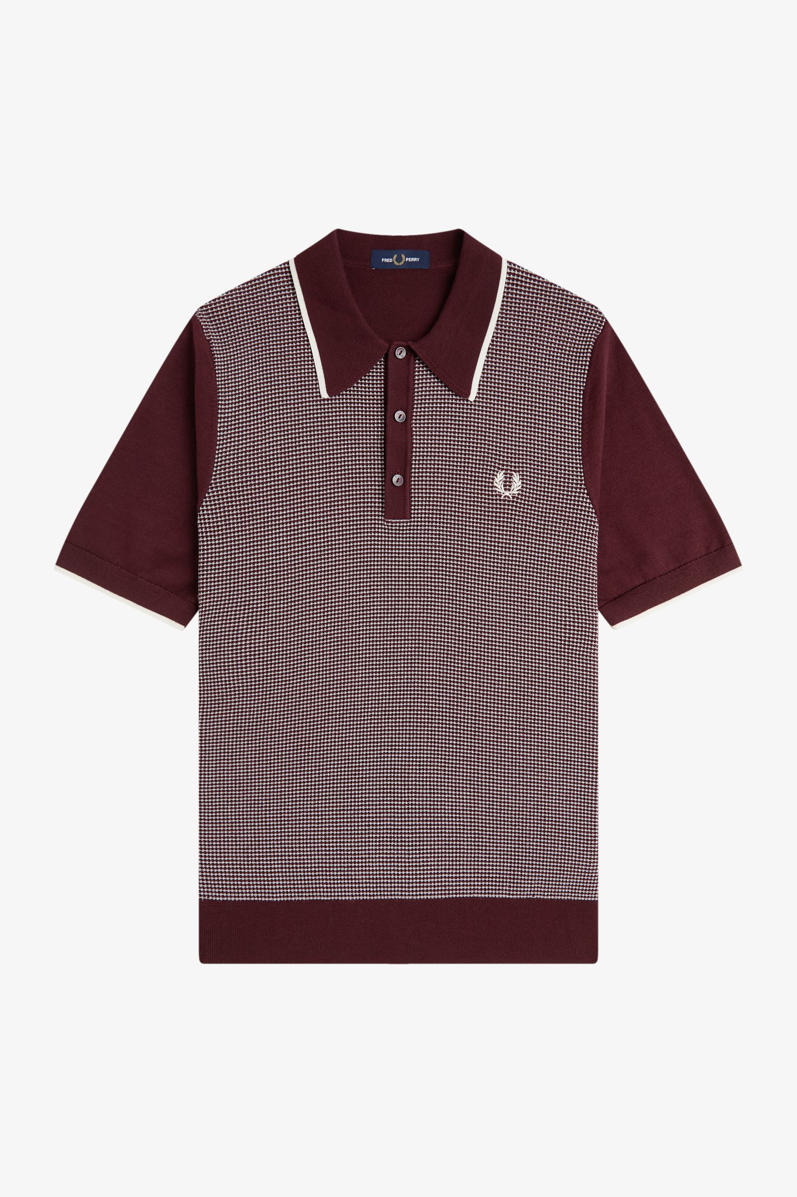 FRED PERRY 「Tonic Waffle Knitted Shirt トニックワッフルニットポロシャツ」|ポロシャツ|