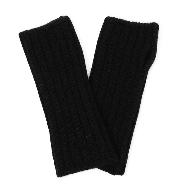 TOMORROWLAND GOODS「KIJIMA TAKAYUKI KNIT FINGERLESS GLOVES」|手袋|19 ブラック