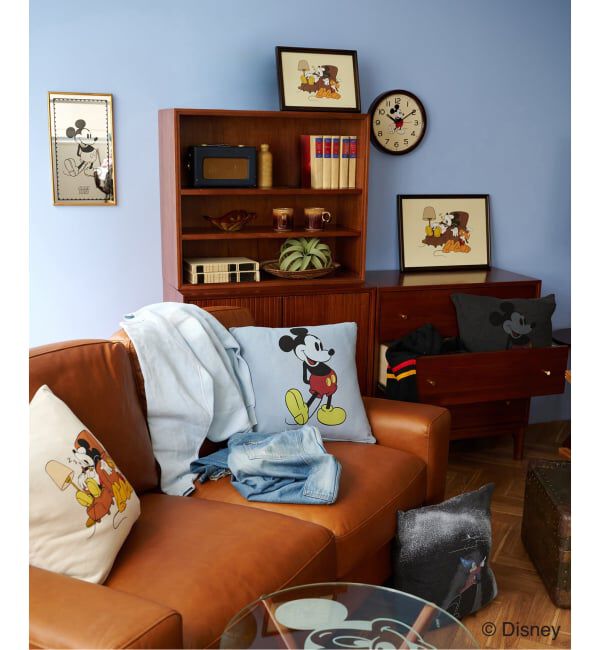 ACME「ACME別注 MICKEY CUSHION STANDING　クッションカバー45cm」|クッション・クッションカバー|