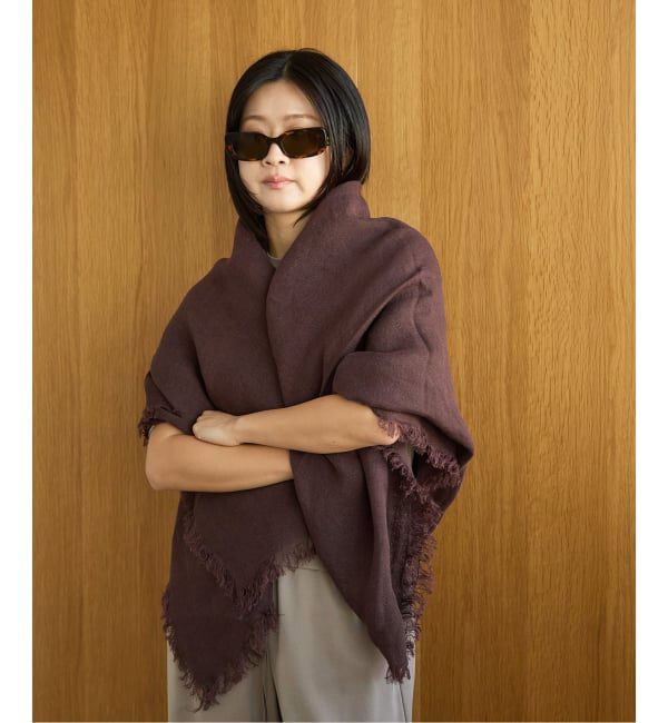 IENA LA BOUCLE「ASAUCE MELER/アソースメレリネンガーゼストール AM26SST31」|ストール|