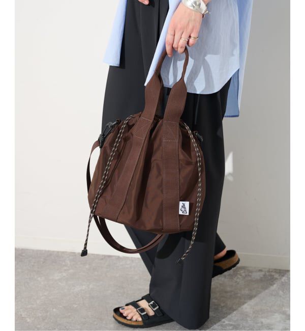 SLOBE IENA「《追加》DRIFTER/ドリフター HANDLE BUCKET TOTE」|ショルダー・メッセンジャー|