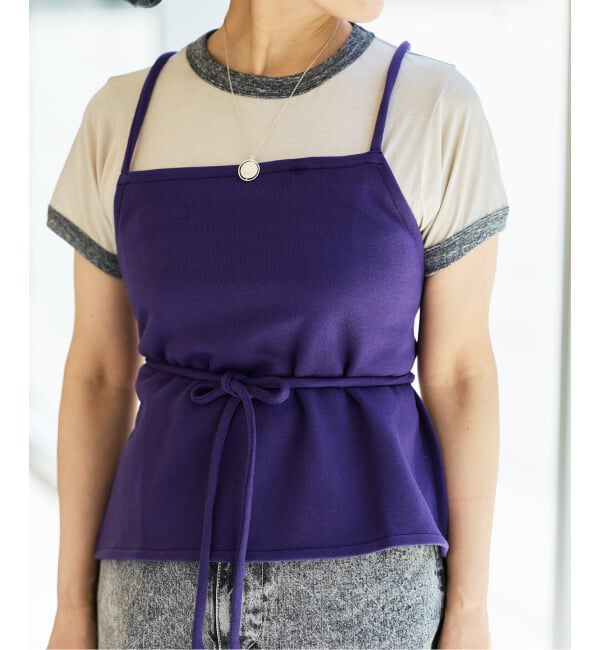 IENA LA BOUCLE「fifi collection フィフィコレクション Sweat apron top 26-04」|その他|