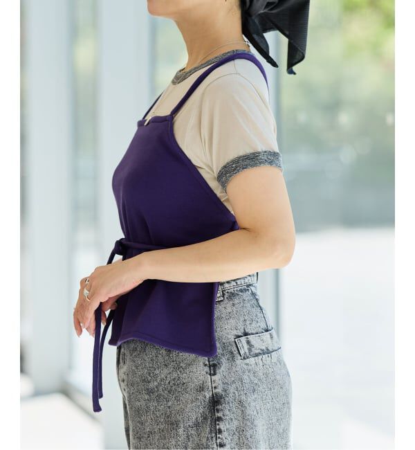 IENA LA BOUCLE「fifi collection フィフィコレクション Sweat apron top 26-04」|その他|