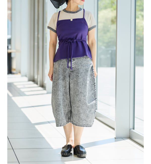 IENA LA BOUCLE「fifi collection フィフィコレクション Sweat apron top 26-04」|その他|
