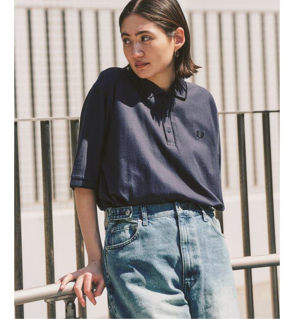 417 EDIFICE「FRED PERRY / フレッドペリー417別注 Crepe Pique Shirt」|ポロシャツ|