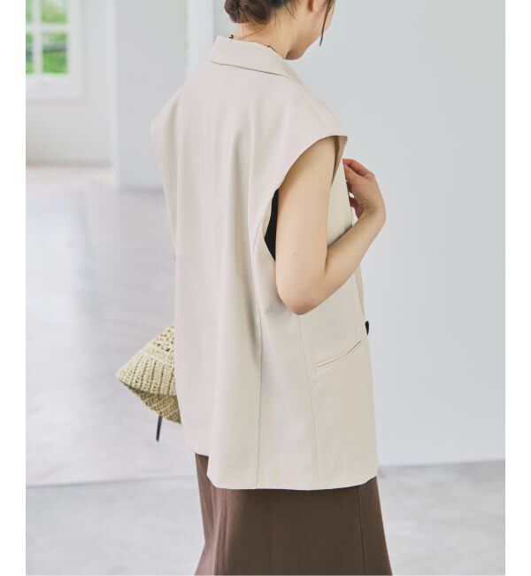 Spick and Span「《セットアップ可》ツイルストレッチダブルボタン ベスト」|ベスト・ジレ|