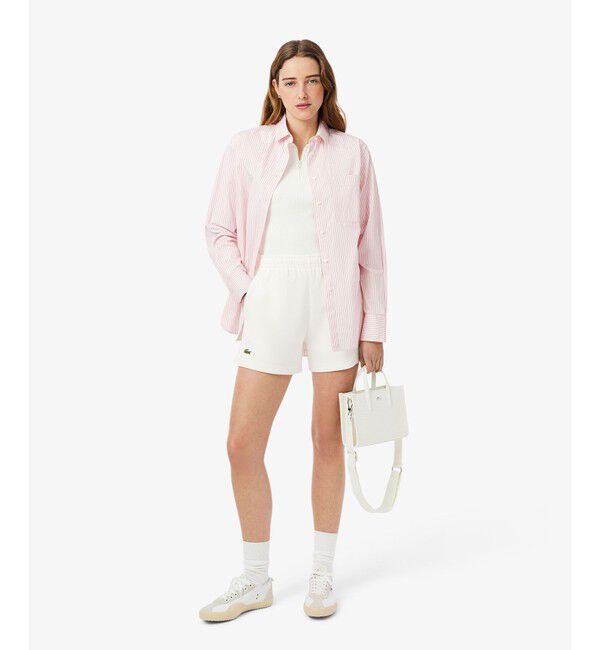 LACOSTE「ダブルフェイス鹿の子地ショートパンツ」|その他|