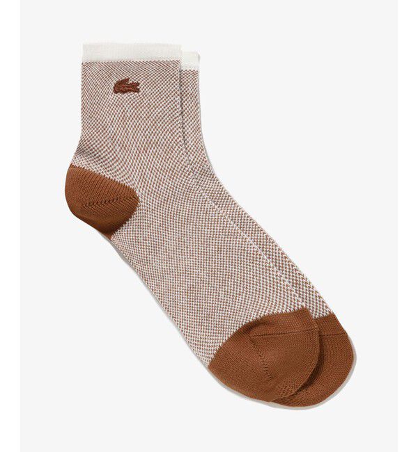 LACOSTE「ミックスカラージャカードニットソックス 25-27cm」|ソックス|
