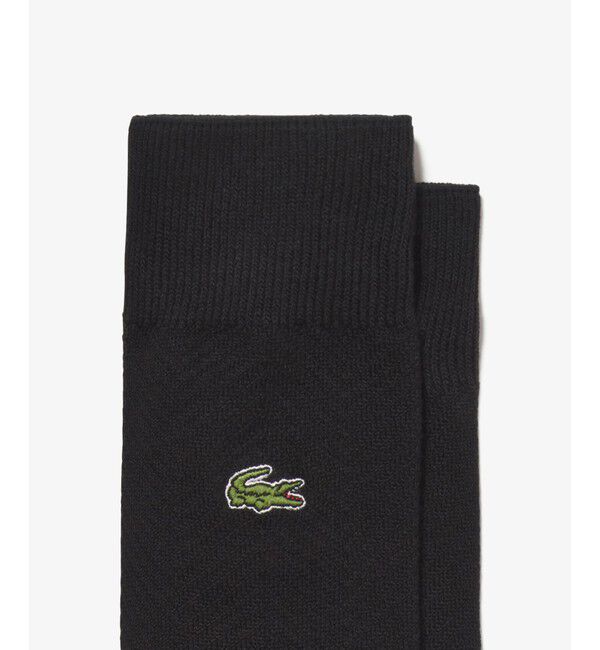 LACOSTE「ヘリンボーンニットソックス2足セット」|ソックス|
