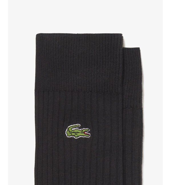 LACOSTE「ラインハンカチタオル& 3&times;2リブソックスギフトセット」|ソックス|