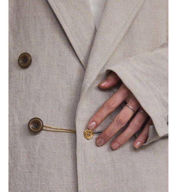 SALON adam et rope'「【AXEP（アクセップ）】EASE M gold」|ブローチ・コサージュ|ゴールド(90)