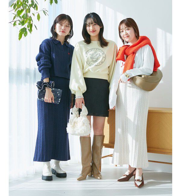 VIS「【DILIGENCE PARLOUR】VIS別注モデルフラワーロゴスウェット【セットアップ対応】」|スウェット・ジャージ|