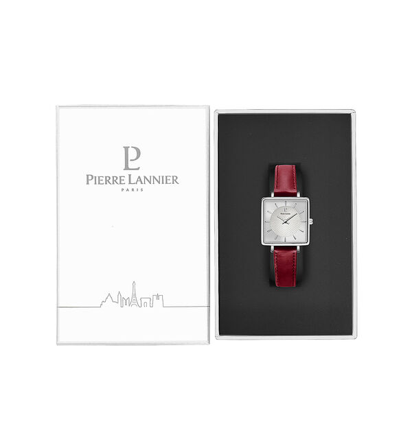 Rouge vif「【PIERRE　LANNIOER】Lecareレザーベルト P007H・P008」|腕時計|