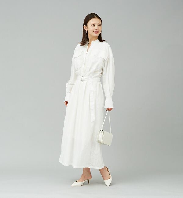 Rouge vif「ウエストマークシャツワンピース」|ワンピース|