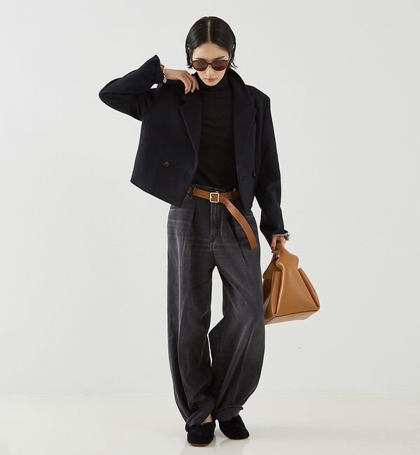 The Store by C' 「【HAIKURE】CANDY BLACK TENCEL ASIANFIT／ブラッ」|デニム|