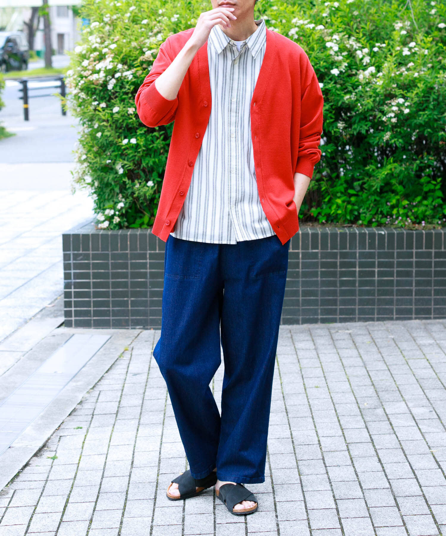 Sonny Label 「強撚コットンニットカーディガン」|カーディガン|