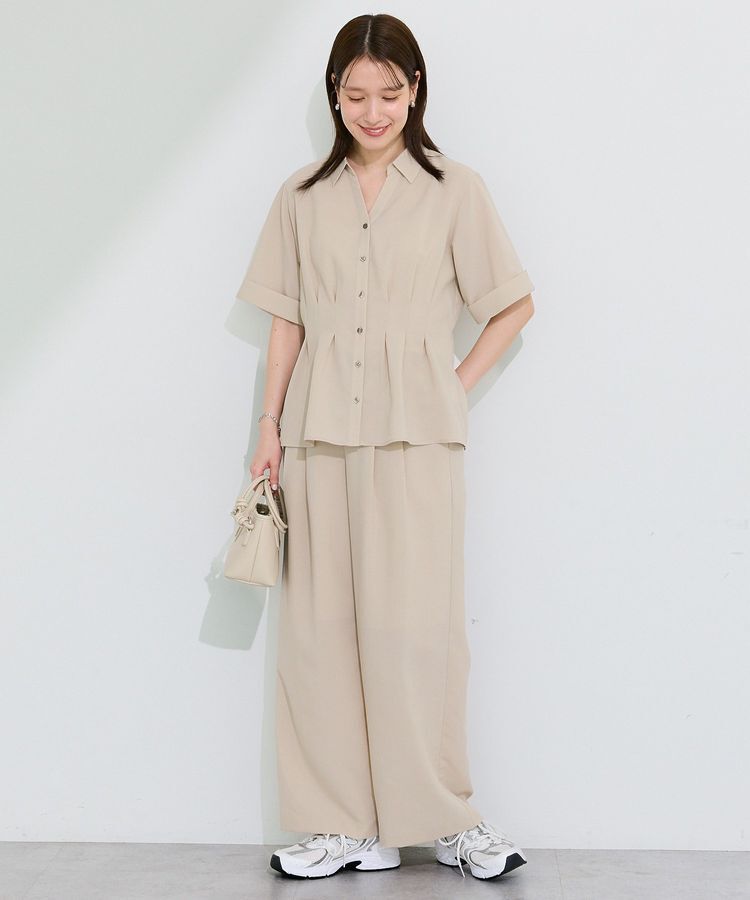 Green Parks「SET2点 シャツパンツセットアップ」|スーツ|Beige