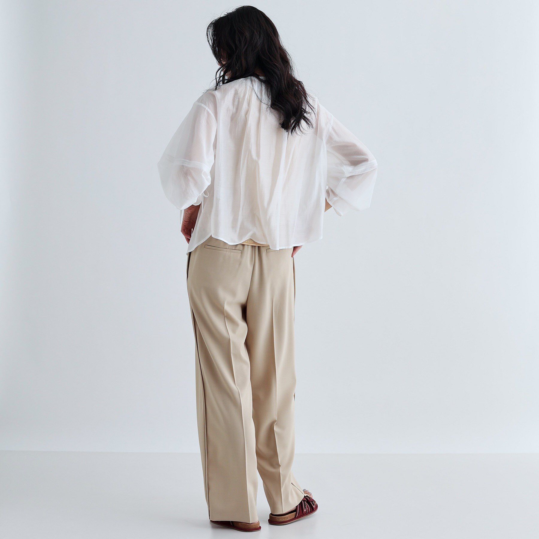 GALLEST「【セットアップ対応】イージーストレートワイドパンツ【カセット服／オケージョン／通勤】」|その他|
