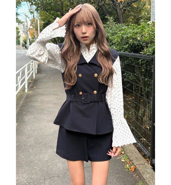 CALNAMUR「ダブルブレストビッグカラージレ」|その他|