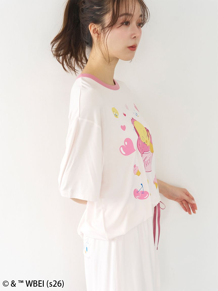 SNIDEL HOME「【Tweety】【接触冷感】カットセットアップ」|ルームウェア|