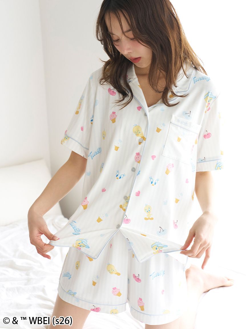 SNIDEL HOME「【Tweety】開襟シャツ」|ルームウェア|