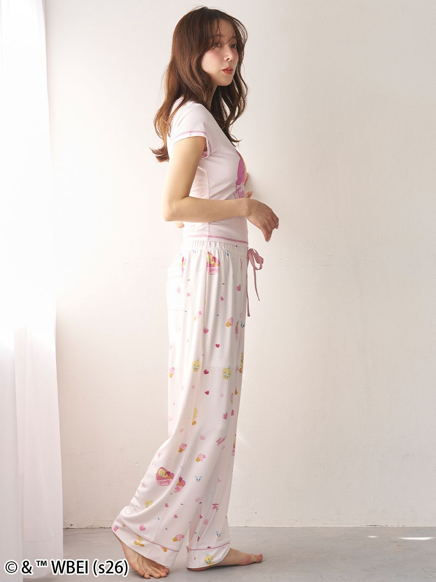 SNIDEL HOME「【Tweety】【接触冷感】ミニＴシャツ」|ルームウェア|