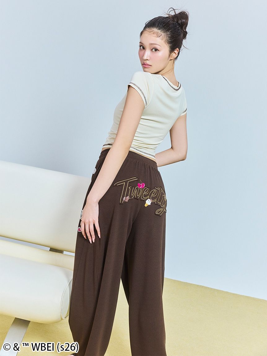 SNIDEL HOME「【Tweety】【接触冷感】ミニＴシャツ」|ルームウェア|