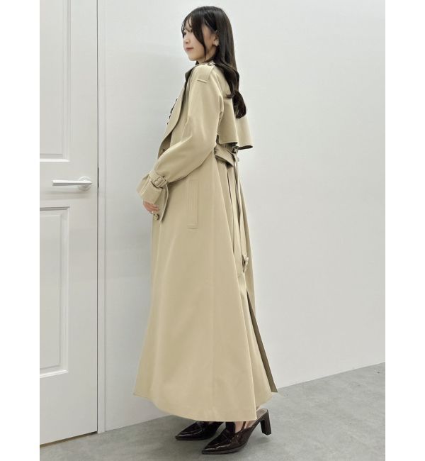 dazzlin「レイヤードタックシングルトレンチコート」|トレンチコート|
