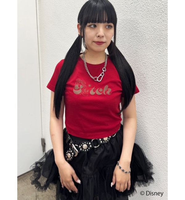 jouetie「【Lilo&Stitch】ロゴフィットTシャツ」|Tシャツ・カットソー|