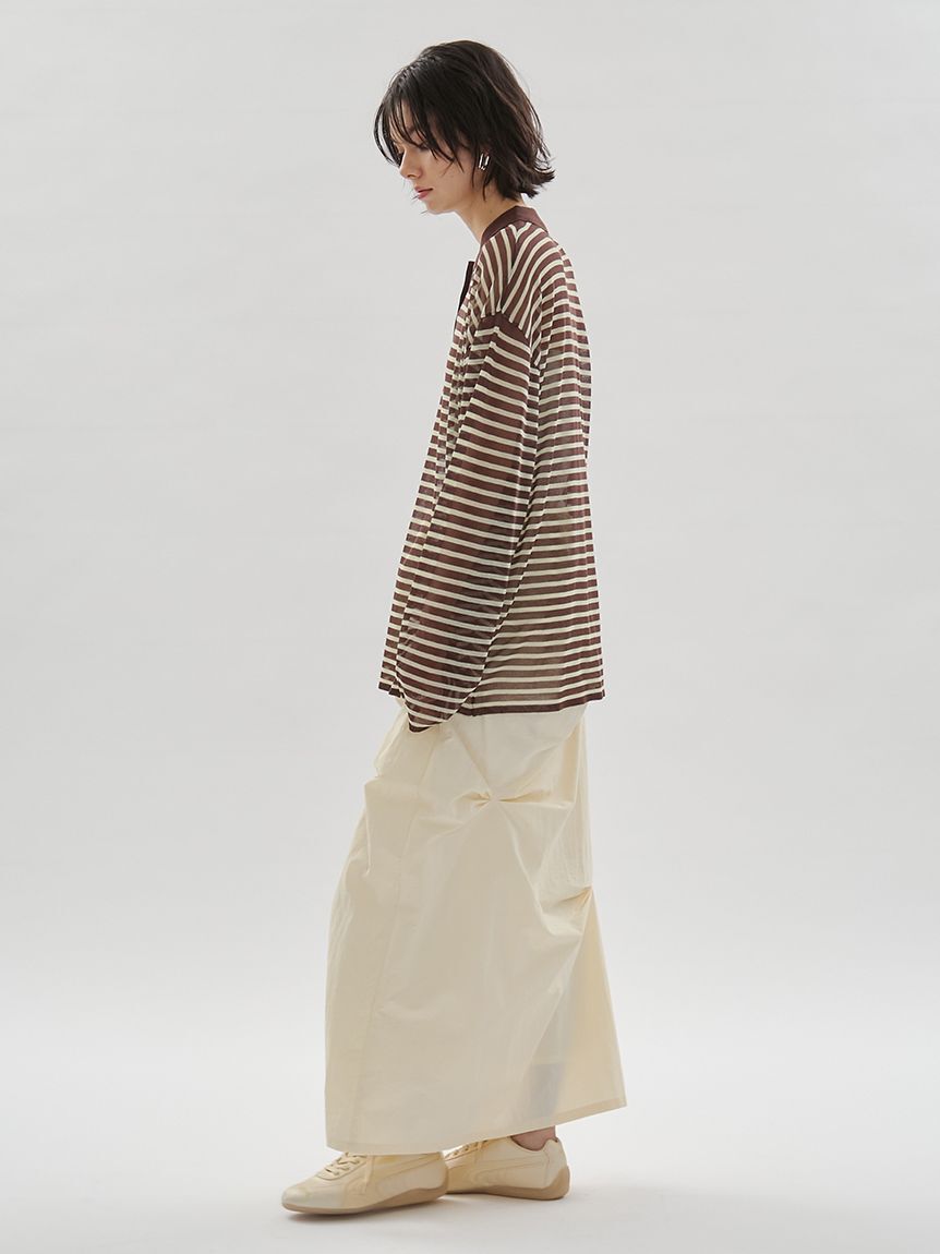 emmi atelier「タックフォルムスカート/撥水」|スカート|