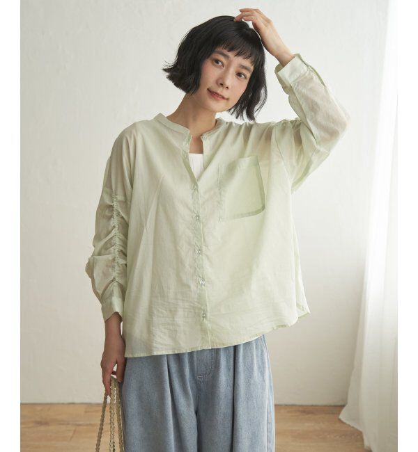 Lbc with Life「80コットンシャーリングシャツ」|シャツ・ブラウス|