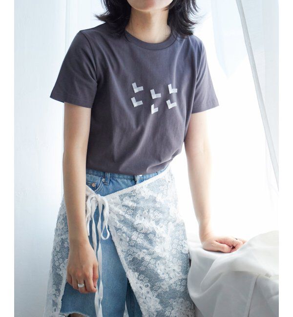 VENCE share style「オーガンジーハートTシャツ」|Tシャツ・カットソー|