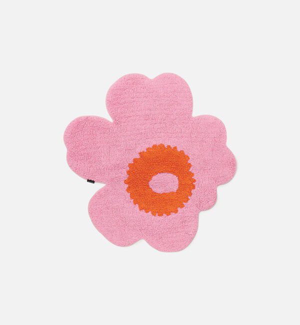 Marimekko「Unikko マット」|タオル|ピンク&times;オレンジ