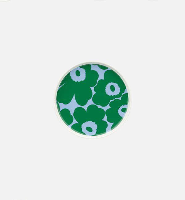 Marimekko「Unikko プレート 20cm」|その他|ｸﾞﾘｰﾝ&times;ﾗｲﾄﾌﾞﾙｰ