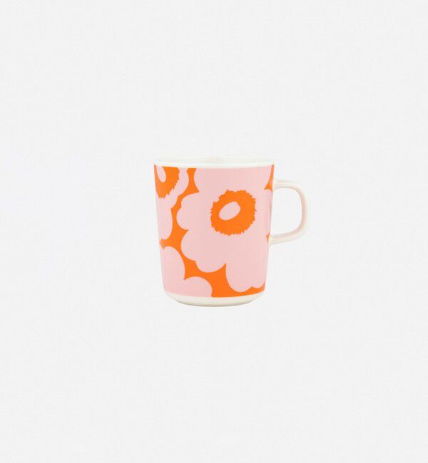 Marimekko「Unikko マグカップ 250ml」|その他|ピンク&times;オレンジ