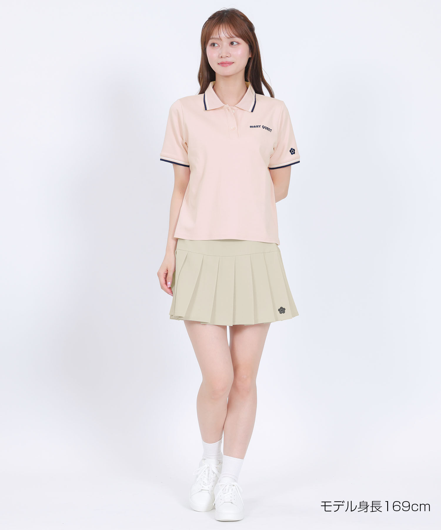 MARY QUANT「レトロロゴポロ プルオーバー」|ポロシャツ|