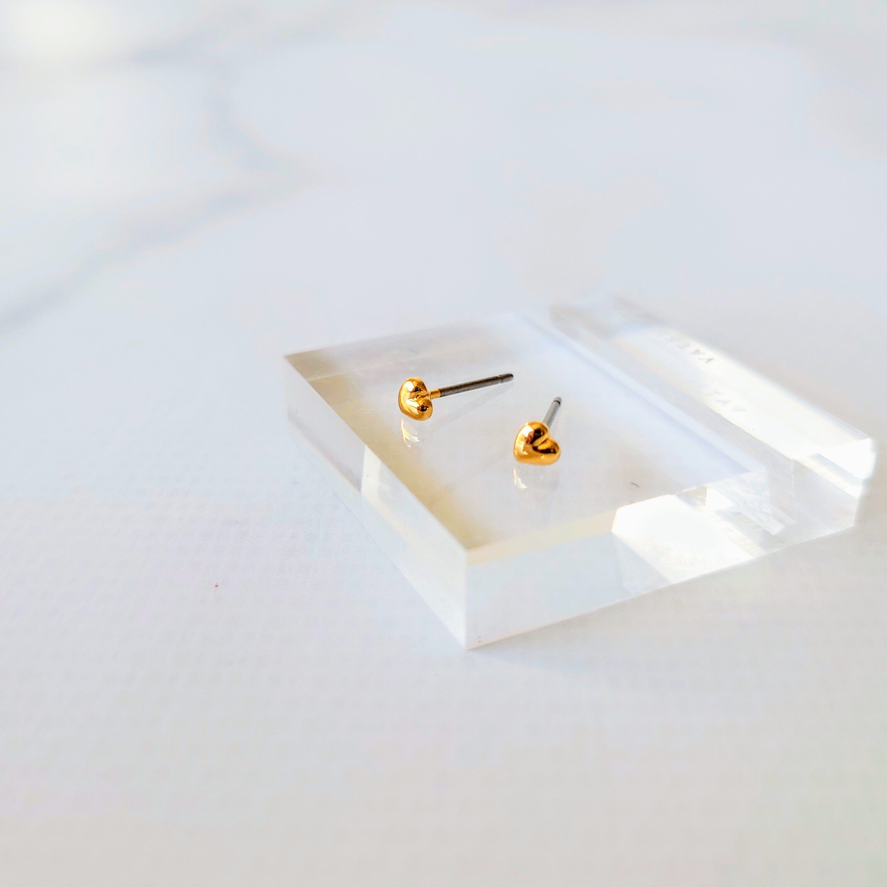 MARQUISE「ミニマルハートピアス」|ピアス|