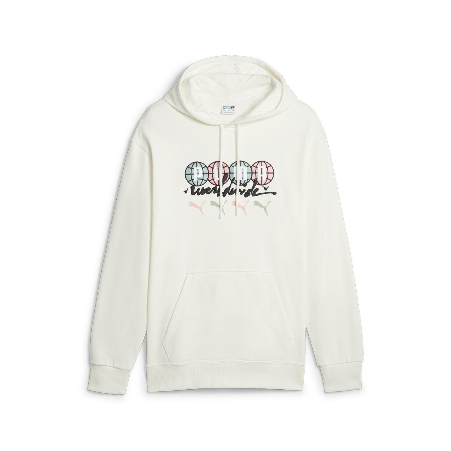PUMA「【PUMA ｳｪｱ】M SWXP WORLDWIDE HOODIE TR」|パーカー|ホワイト