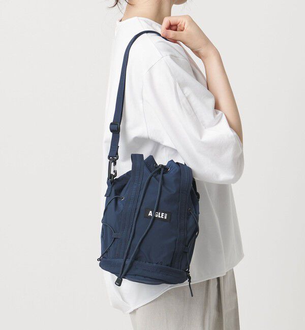 ODETTE E ODILE「＜AIGLE＞ MiniPurse SLD」|ショルダー・メッセンジャー|NAVY