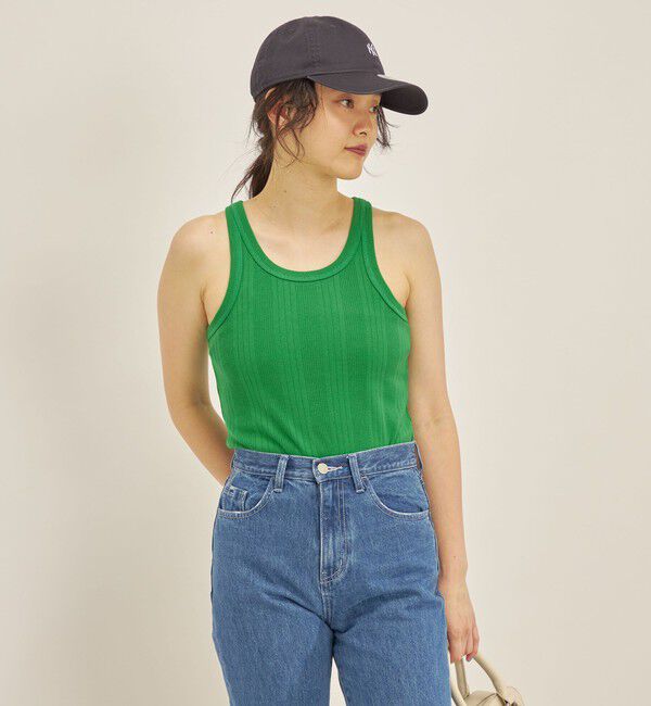 SHIPS for women「ランダム テレコ アメリカンスリーブ タンクトップ」|タンクトップ|