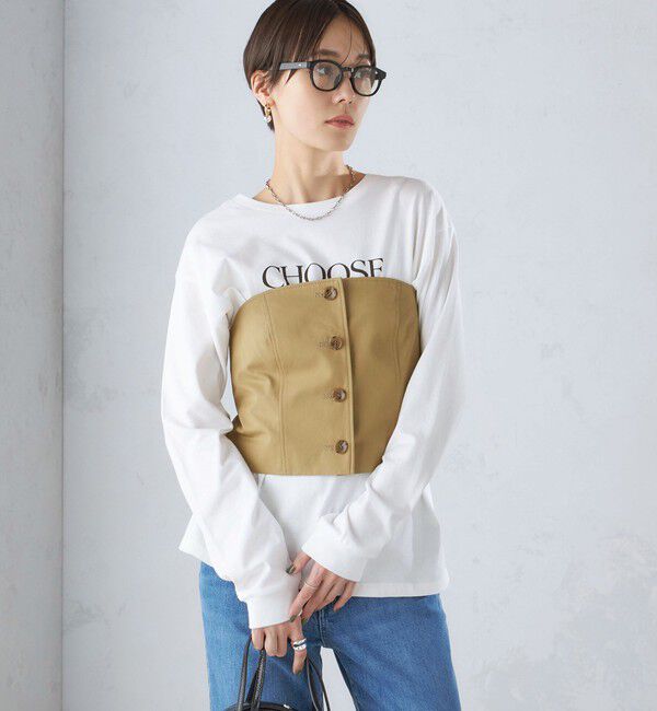 SHIPS for women「〈手洗い可能〉トレンチ ディテール ビスチェ 24SS ◇」|その他|