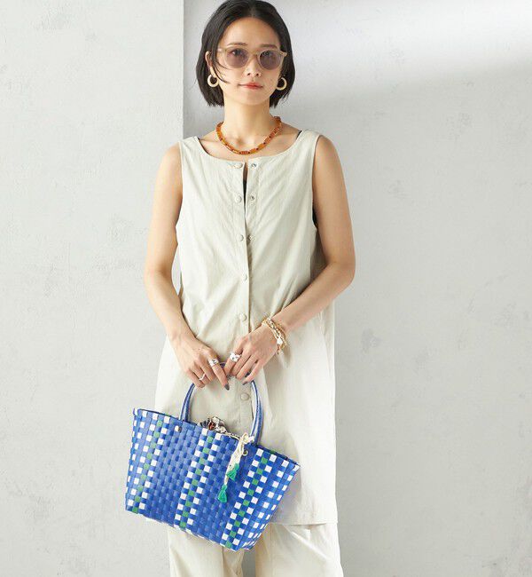 SHIPS for women「maroba:＜手洗い可能＞ラッシュ ミニ ワンピース」|その他|